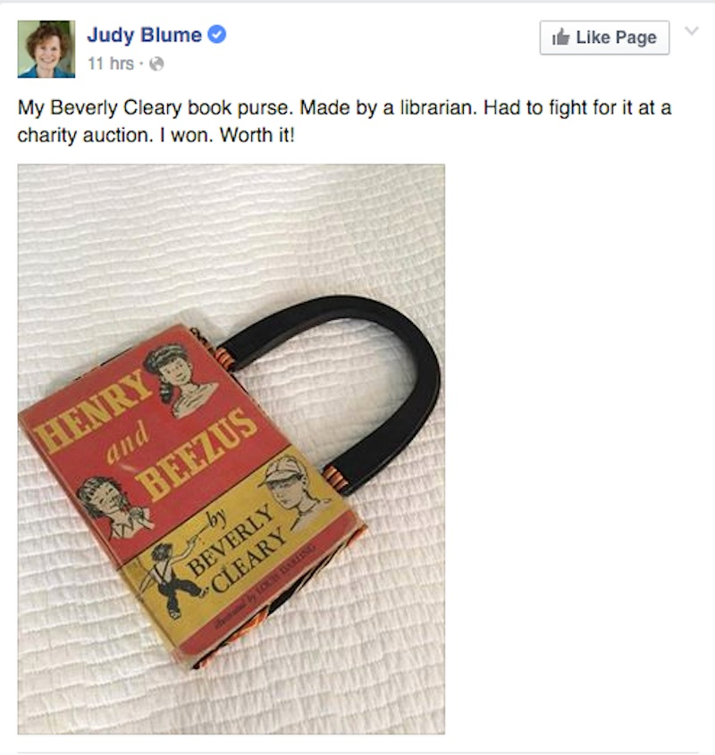 Illustration for article titled Judy Blume Fangirling Over Beverly Cleary Is Wonderful in Every Way